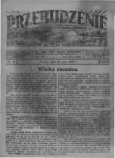 Przebudzenie: organ Związku Robotników Rolnych i Leśnych ZZP. 1929.05.30 R.11 Nr22