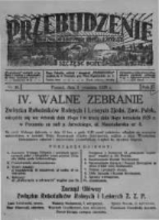 Przebudzenie: organ Związku Robotnik&oacute;w Rolnych i Leśnych ZZP. 1929.09.05 R.11 Nr36