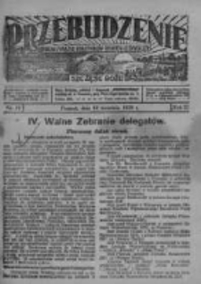 Przebudzenie: organ Związku Robotnik&oacute;w Rolnych i Leśnych ZZP. 1929.09.12 R.11 Nr37