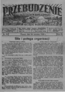 Przebudzenie: organ Związku Robotników Rolnych i Leśnych ZZP. 1929.09.26 R.11 Nr39
