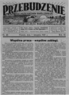 Przebudzenie: organ Związku Robotników Rolnych i Leśnych ZZP. 1929.11.07 R.11 Nr45