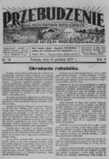 Przebudzenie: organ Związku Robotników Rolnych i Leśnych ZZP. 1929.12.19 R.11 Nr51