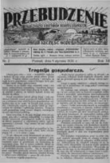Przebudzenie: organ Związku Robotnik&oacute;w Rolnych i Leśnych ZZP. 1930.01.09 R.12 Nr2