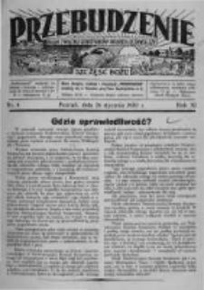 Przebudzenie: organ Związku Robotników Rolnych i Leśnych ZZP. 1930.01.26 R.12 Nr4