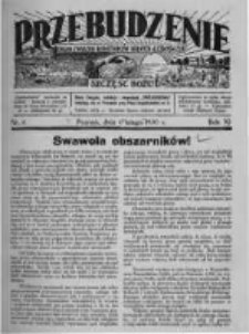 Przebudzenie: organ Związku Robotników Rolnych i Leśnych ZZP. 1930.02.06 R.12 Nr6