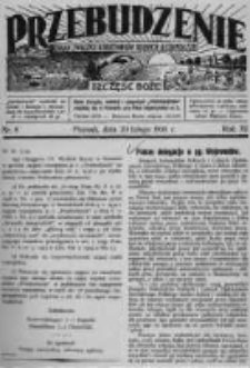Przebudzenie: organ Związku Robotnik&oacute;w Rolnych i Leśnych ZZP. 1930.02.20 R.12 Nr8