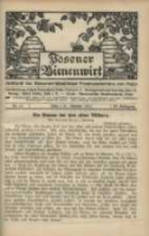 Posener Bienenwirt: Zeitschrift des Bienenwirtschaftlichen Provinzialvereins von Posen 1910.10 Jg.4 Nr10