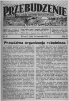 Przebudzenie: organ Związku Robotników Rolnych i Leśnych ZZP. 1930.04.24 R.12 Nr17