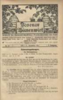 Posener Bienenwirt: Zeitschrift des Bienenwirtschaftlichen Provinzialvereins von Posen 1911.12 Jg.5 Nr12