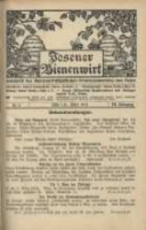 Posener Bienenwirt: Zeitschrift des Bienenwirtschaftlichen Provinzialvereins von Posen 1913.03 Jg.7 Nr3