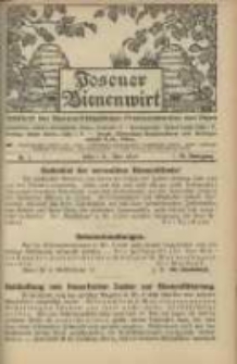 Posener Bienenwirt: Zeitschrift des Bienenwirtschaftlichen Provinzialvereins von Posen 1915.05 Jg.9 Nr5