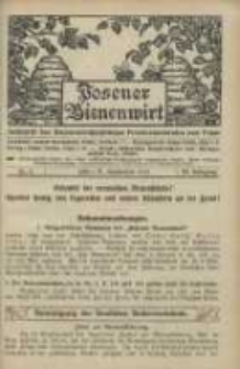Posener Bienenwirt: Zeitschrift des Bienenwirtschaftlichen Provinzialvereins von Posen 1915.09 Jg.9 Nr9