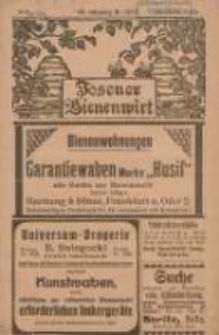 Posener Bienenwirt: Zeitschrift des Bienenwirtschaftlichen Provinzialvereins von Posen 1918.10/12 Jg.12 Nr10/12