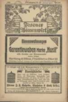 Posener Bienenwirt: Zeitschrift des Großpolnischen Imkerverbandes Poznań 1920.05/07 Jg.14 Nr5/7
