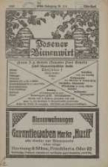 Posener Bienenwirt: Zeitschrift des Gro&szlig;polnischen Imkerverbandes Poznań 1922.03/04 Jg.16 Nr3/4