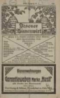 Posener Bienenwirt: Zeitschrift des Großpolnischen Imkerverbandes Poznań 1922.05 Jg.16 Nr05