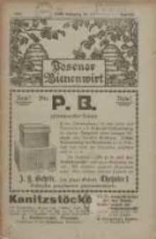 Posener Bienenwirt: Zeitschrift des Gro&szlig;polnischen Imkerverbandes Poznań 1922.06/07 Jg.16 Nr06/07