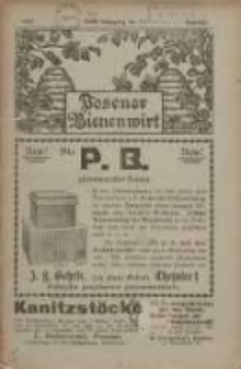 Posener Bienenwirt: Zeitschrift des Großpolnischen Imkerverbandes Poznań 1922.06/07 Jg.16 Nr06/07