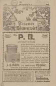 Posener Bienenwirt: Zeitschrift des Gro&szlig;polnischen Imkerverbandes Poznań 1923.04 Jg.17 Nr4