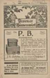 Posener Bienenwirt: Zeitschrift des Gro&szlig;polnischen Imkerverbandes Poznań 1923.09 Jg.17 Nr9