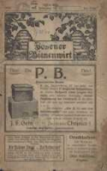 Posener Bienenwirt: Zeitschrift des Gro&szlig;polnischen Imkerverbandes Poznań 1924.01/02 Jg.18 Nr1/2