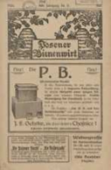 Posener Bienenwirt: Zeitschrift des Gro&szlig;polnischen Imkerverbandes Poznań 1924.05 Jg.18 Nr5