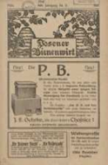 Posener Bienenwirt: Zeitschrift des Großpolnischen Imkerverbandes Poznań 1924.05 Jg.18 Nr5