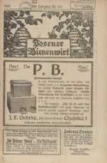 Posener Bienenwirt: Zeitschrift des Gro&szlig;polnischen Imkerverbandes Poznań 1924.06/07 Jg.18 Nr6/7