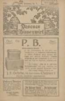 Posener Bienenwirt: Zeitschrift des Gro&szlig;polnischen Imkerverbandes Poznań 1924.09 Jg.18 Nr9