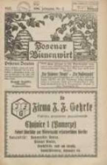Posener Bienenwirt: Zeitschrift des Großpolnischen Imkerverbandes Poznań 1925.02 Jg.19 Nr2