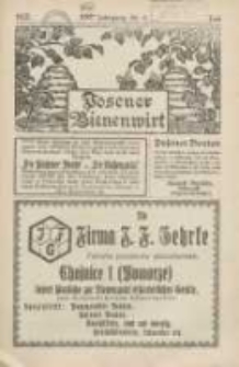 Posener Bienenwirt: Zeitschrift des Großpolnischen Imkerverbandes Poznań 1925.06 Jg.19 Nr6