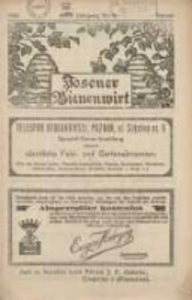 Posener Bienenwirt: Zeitschrift des Gro&szlig;polnischen Imkerverbandes Poznań 1926.02 Jg.20 Nr2
