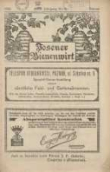 Posener Bienenwirt: Zeitschrift des Großpolnischen Imkerverbandes Poznań 1926.02 Jg.20 Nr2