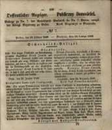 Oeffentlicher Anzeiger. 1849.02.13 Nr.7