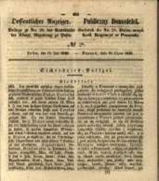 Oeffentlicher Anzeiger. 1849.07.10 Nr.28