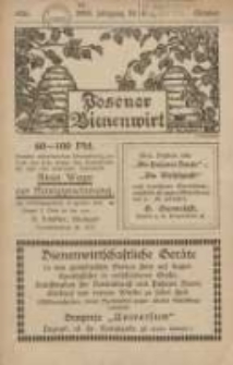 Posener Bienenwirt: Zeitschrift des Gro&szlig;polnischen Imkerverbandes Poznań 1926.10 Jg.20 Nr10
