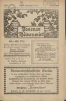 Posener Bienenwirt: Zeitschrift des Großpolnischen Imkerverbandes Poznań 1926.12 Jg.20 Nr12