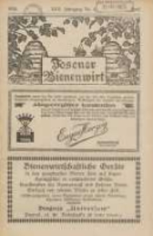 Posener Bienenwirt: Zeitschrift des Verbandes der Großpolnischen Imkervereine 1928.04 Jg.22 Nr4