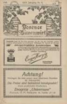 Posener Bienenwirt: Zeitschrift des Verbandes der Gro&szlig;polnischen Imkervereine 1928.05 Jg.22 Nr5