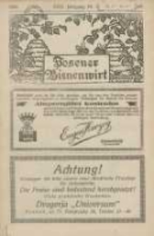 Posener Bienenwirt: Zeitschrift des Großpolnischen Imkerverbandes Poznań 1928.07 Jg.22 Nr7