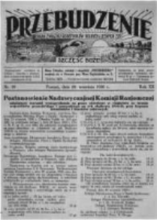 Przebudzenie: organ Związku Robotnik&oacute;w Rolnych i Leśnych ZZP. 1930.09.25 R.12 Nr39
