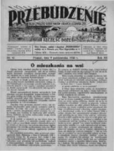 Przebudzenie: organ Związku Robotników Rolnych i Leśnych ZZP. 1930.10.09 R.12 Nr41