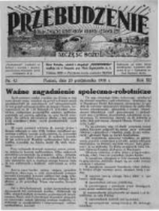 Przebudzenie: organ Związku Robotnik&oacute;w Rolnych i Leśnych ZZP. 1930.10.23 R.12 Nr43