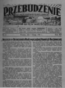Przebudzenie: organ Związku Robotnik&oacute;w Rolnych i Leśnych ZZP. 1931.02.05 R.13 Nr6