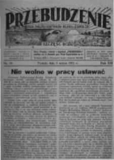 Przebudzenie: organ Związku Robotnik&oacute;w Rolnych i Leśnych ZZP. 1931.03.05 R.13 Nr10