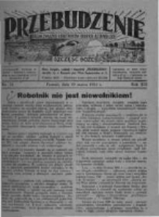 Przebudzenie: organ Związku Robotników Rolnych i Leśnych ZZP. 1931.03.19 R.13 Nr12