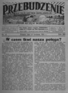 Przebudzenie: organ Związku Robotników Rolnych i Leśnych ZZP. 1931.04.23 R.13 Nr17