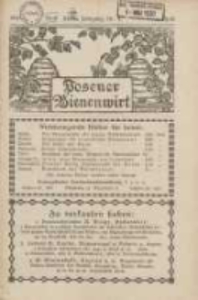 Posener Bienenwirt: Zeitschrift des Verbandes der Gro&szlig;polnischen Imkervereine 1930.04 Jg.24 Nr4