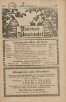 Posener Bienenwirt: Zeitschrift des Verbandes der Gro&szlig;polnischen Imkervereine 1930.07 Jg.24 Nr7