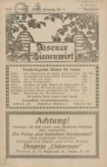 Posener Bienenwirt: Zeitschrift des Verbandes der Großpolnischen Imkervereine 1930.08 Jg.24 Nr9